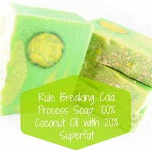 How to Make Pure 100% Coconut Oil Soap (Cold-Process Recipe)